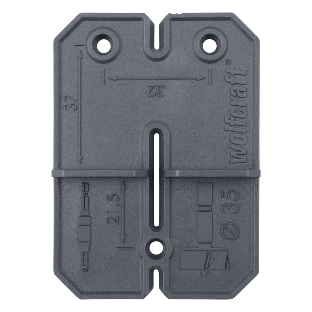 wolfcraft 5 Piece Hinge Hole Set 35 mm