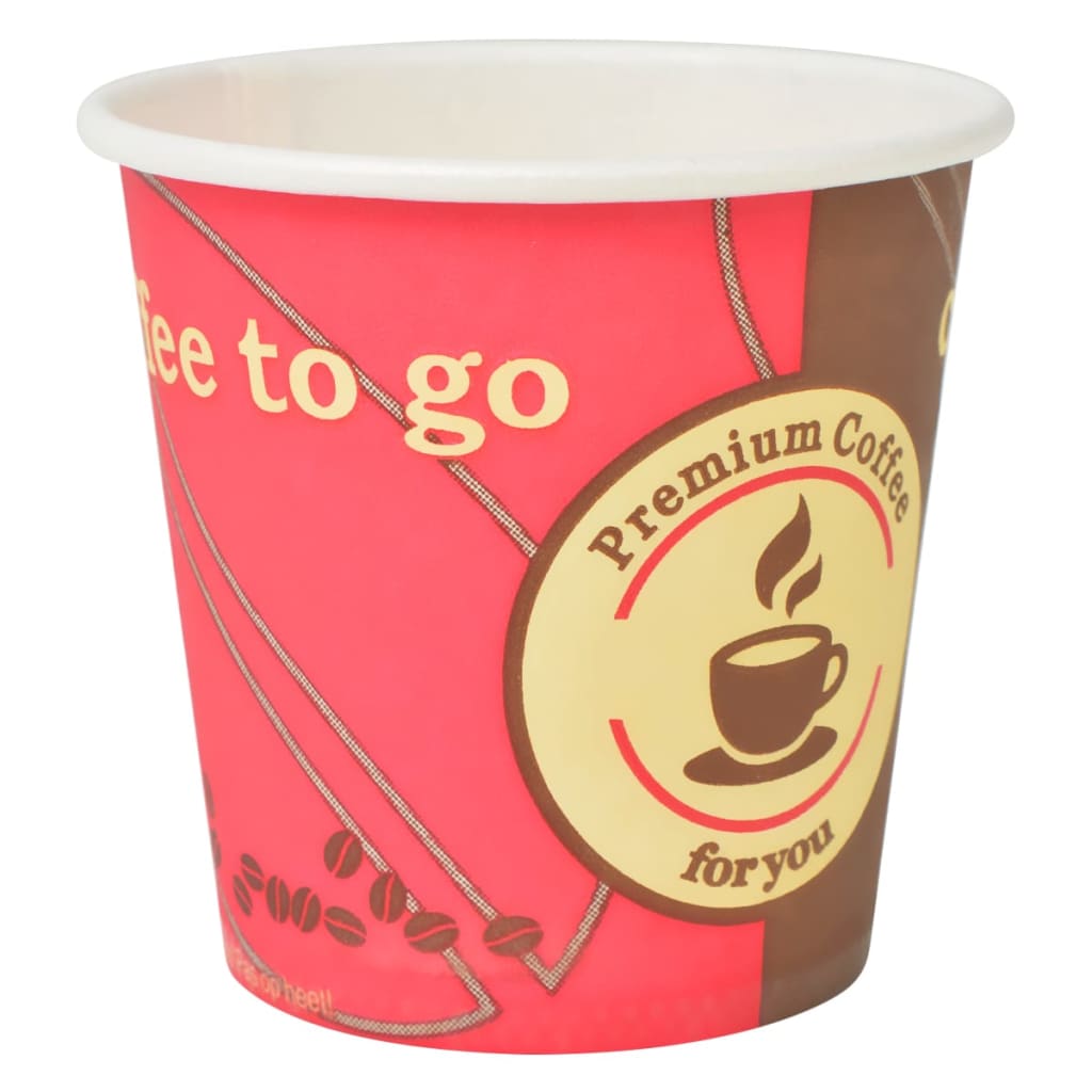 1000 pcs Disposable Coffee Cups Paper 120 ml (4 oz)