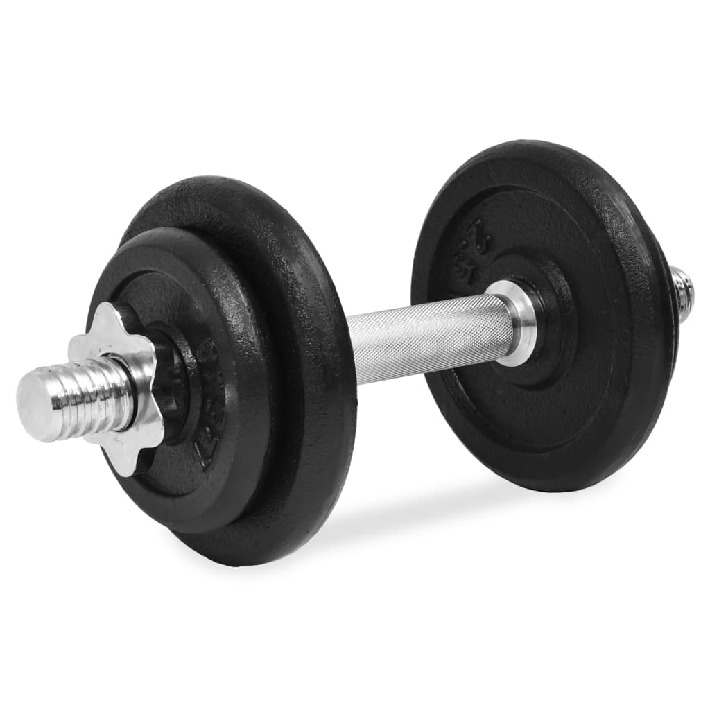 14 Piece Dumbbell Set 20 kg Cast Iron