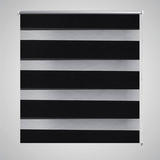 Zebra Blind 40 x 100 cm Black