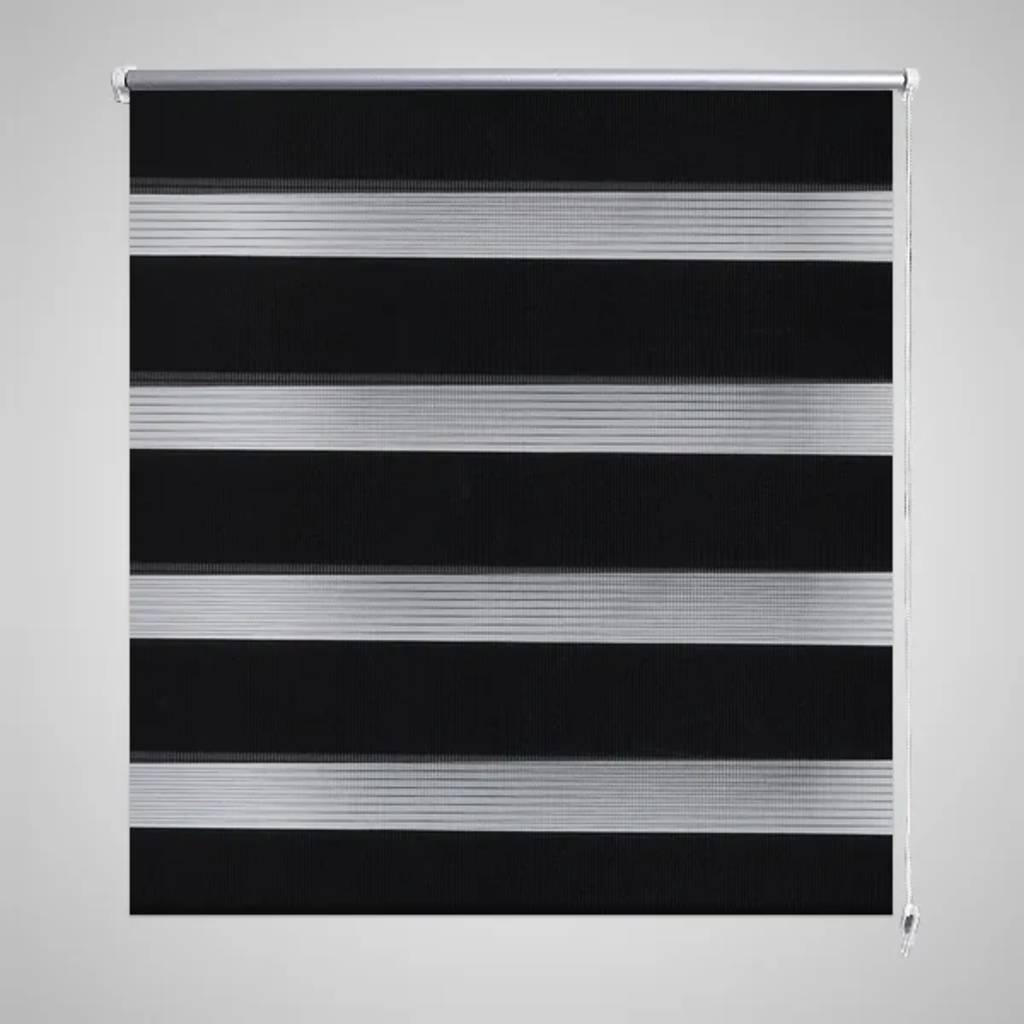 Zebra Blind 50 x 100 cm Black