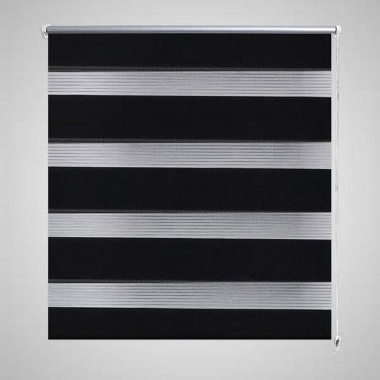 Zebra Blind 70 x 120 cm Black