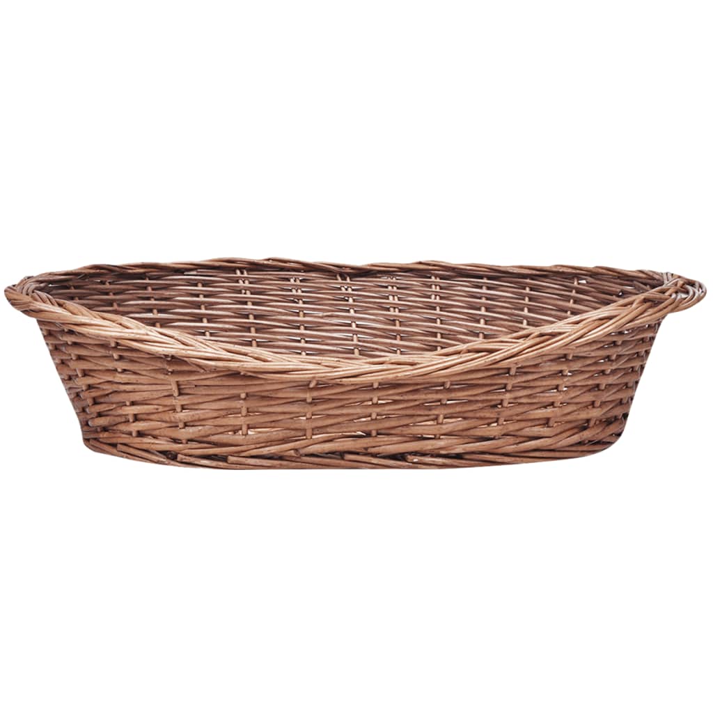 Willow Dog Basket/Pet Bed Natural 50 cm