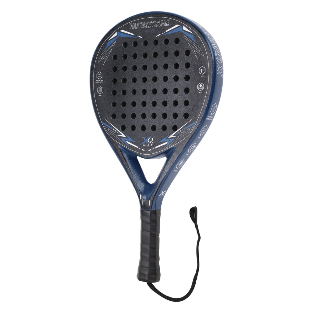 XQ Max Padel Racket Hurricane Blue and Black