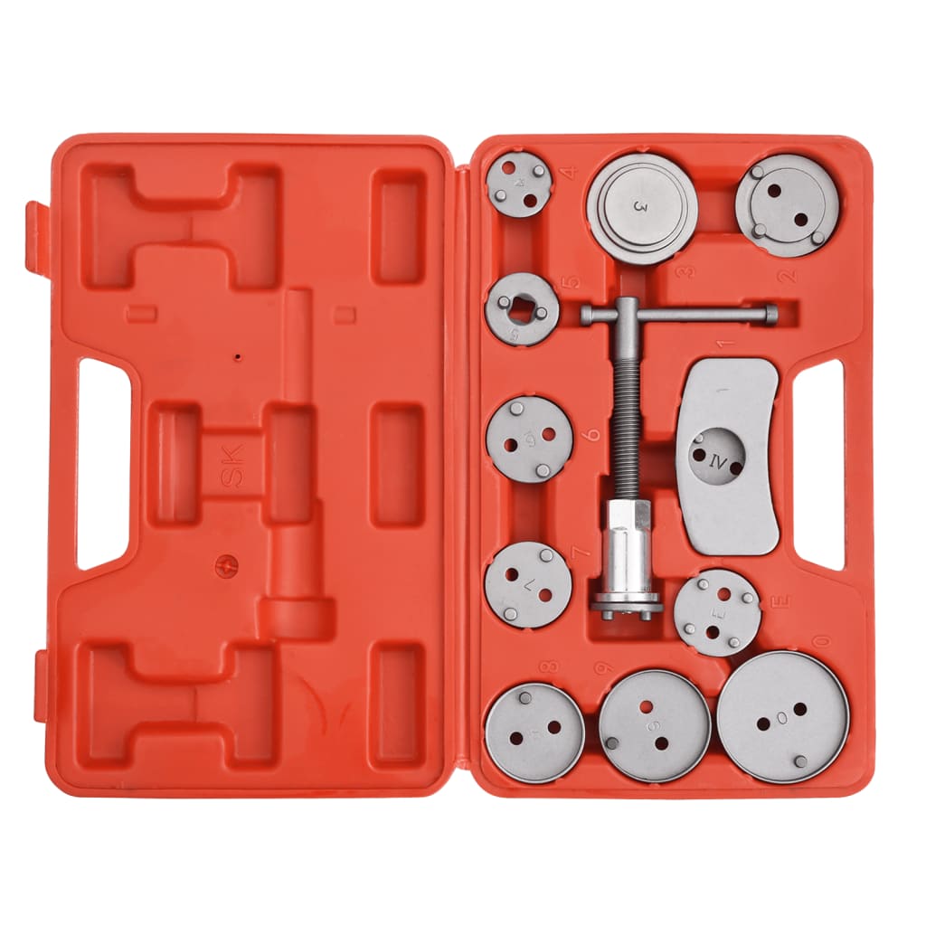 13 Pieces Disc Brake Caliper Wind Back Tool Kit