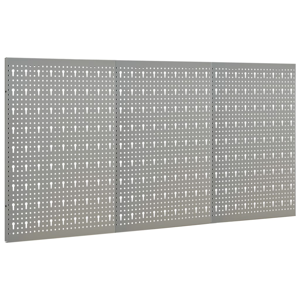 Wall-mounted Peg Boards 3 pcs 40x58 cm Steel