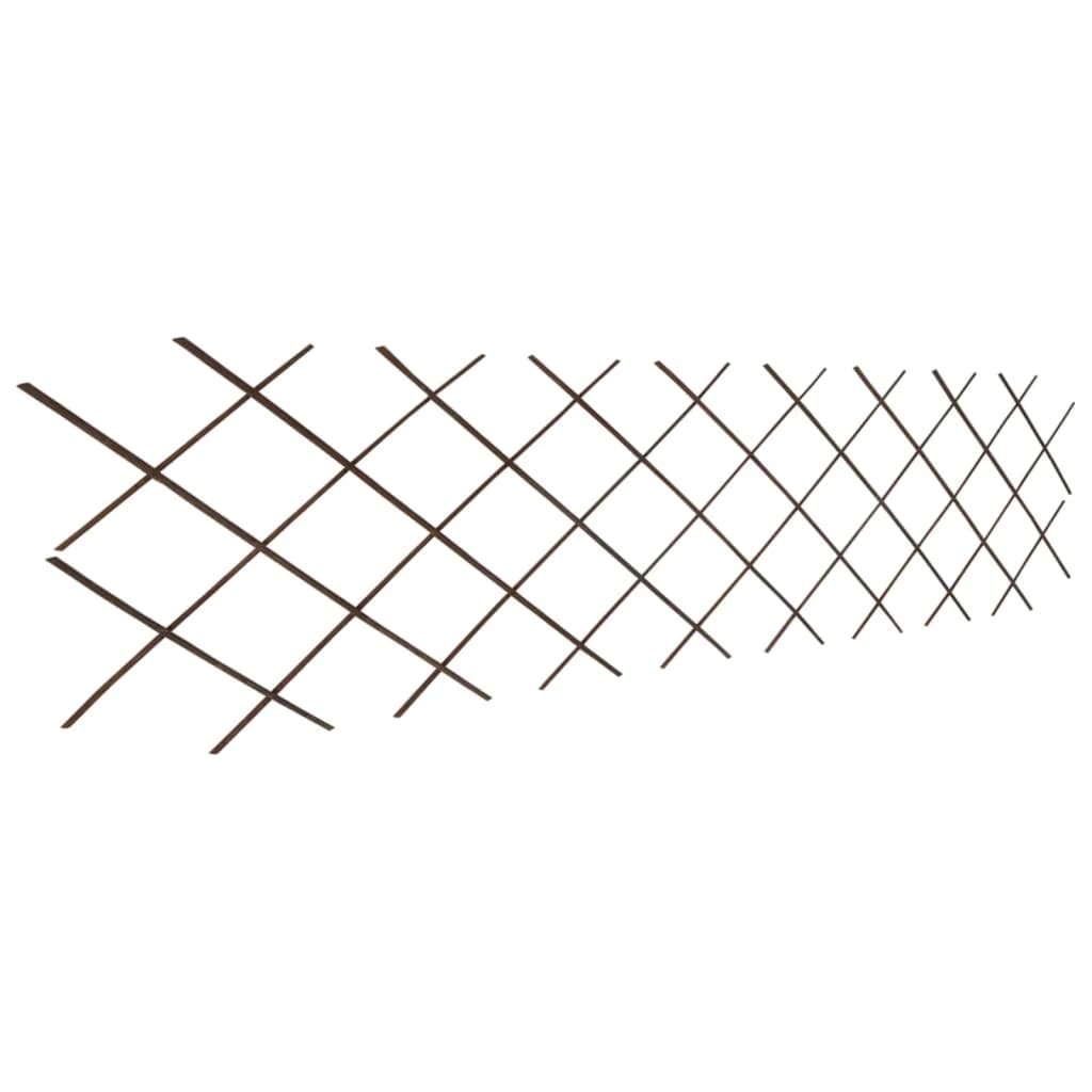 Willow Trellis Fences 5 pcs 180x60 cm