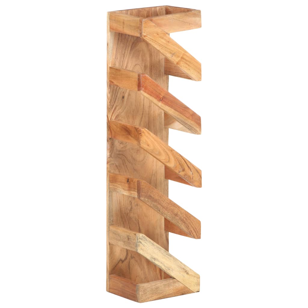 Wine Rack for 5 Bottles Solid Acacia Wood