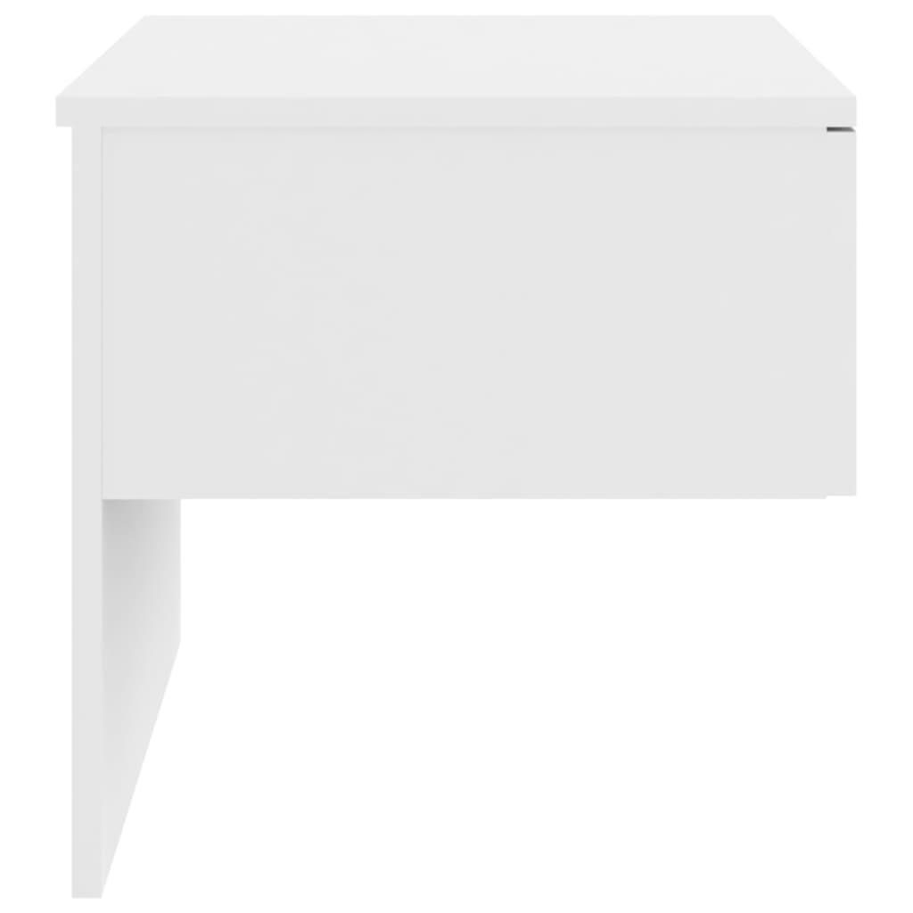 Wall-mounted Bedside Cabinets 2 pcs White