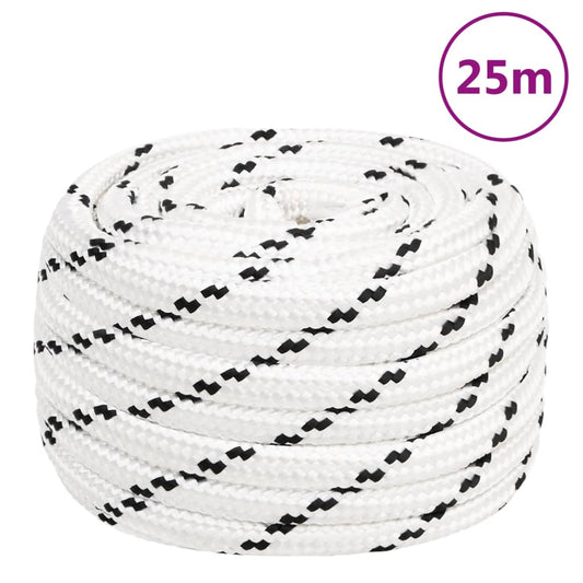 Work Rope White 20 mm 25 m Polyester