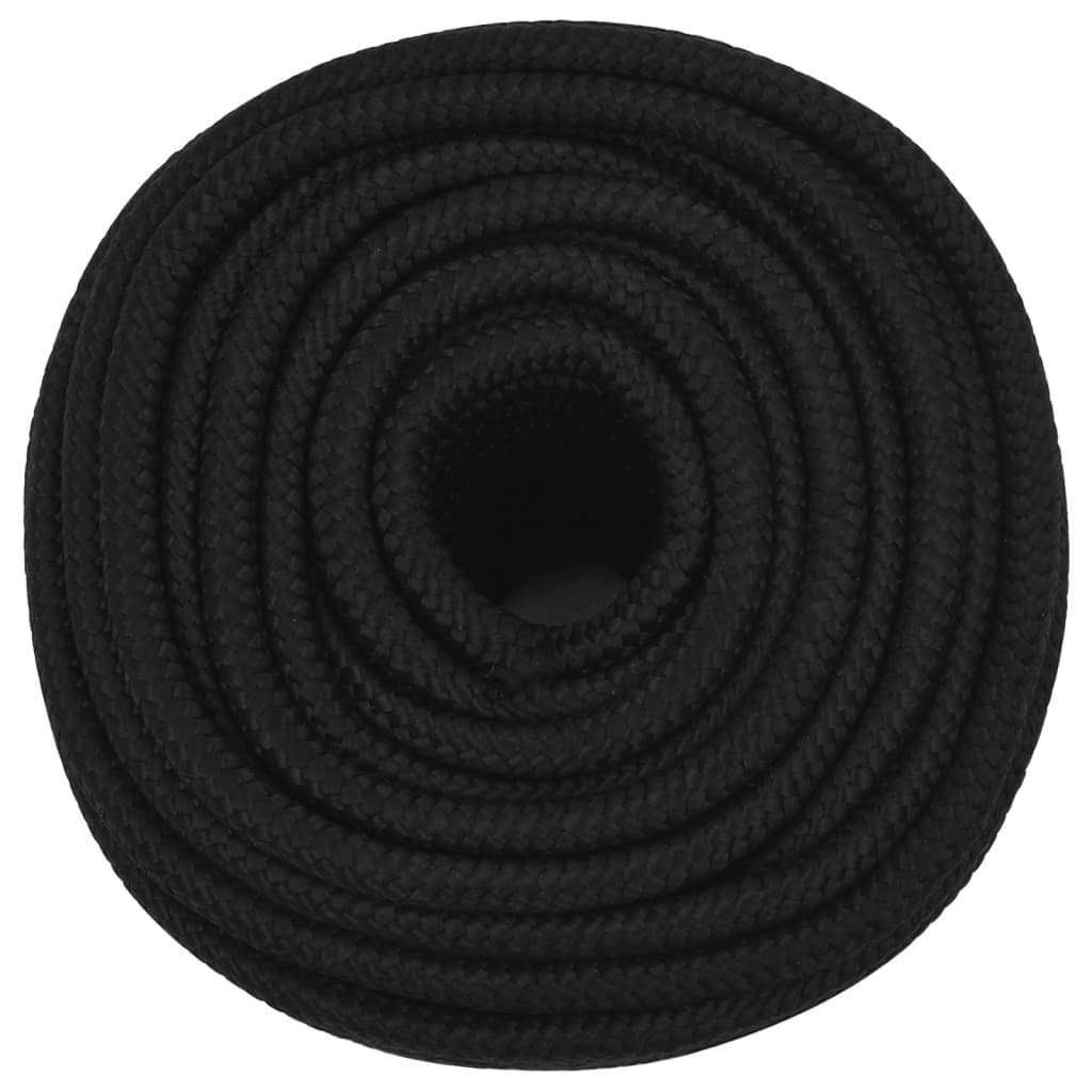 Work Rope Black 12 mm 25 m Polyester