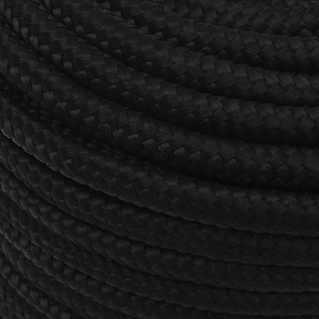 Work Rope Black 12 mm 100 m Polyester