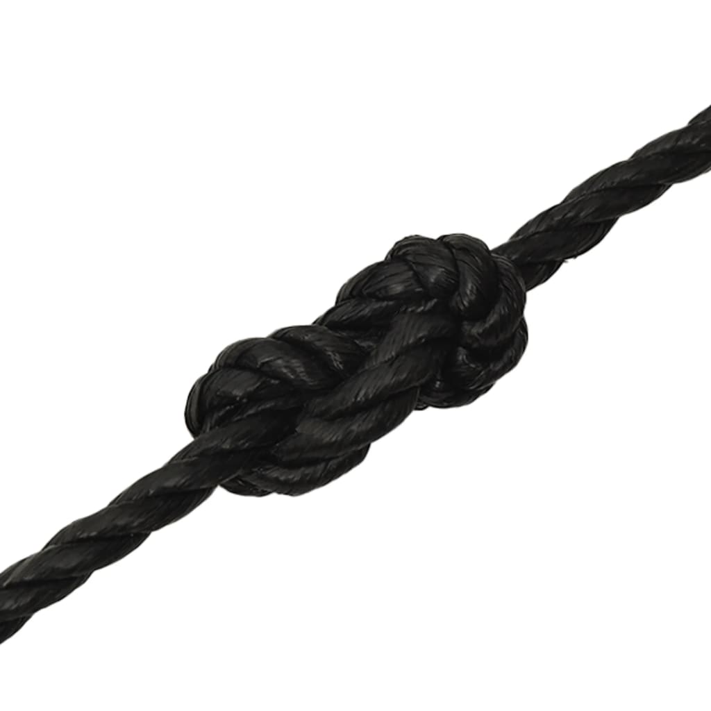 Work Rope Black 10 mm 25 m Polypropylene