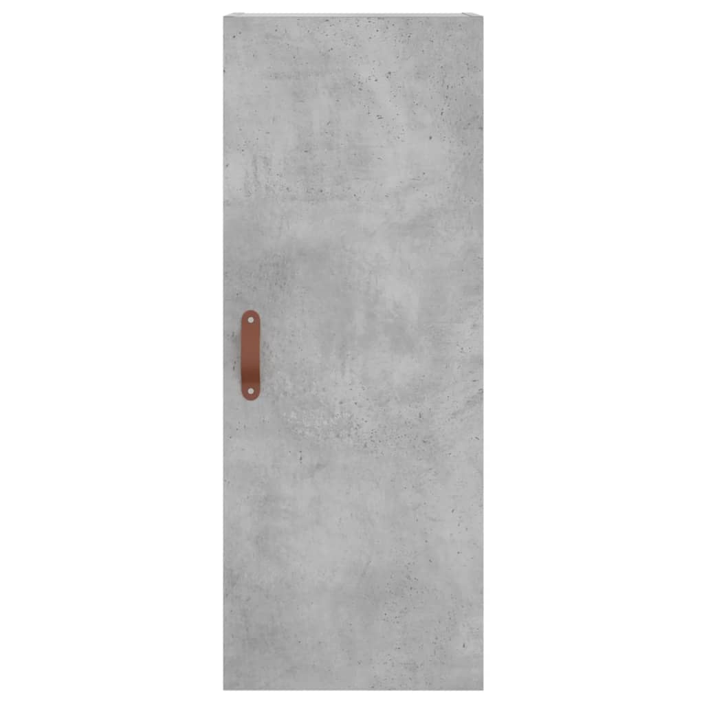 Wall Mounted Cabinet Concrete Grey 34.5x34x90 cm