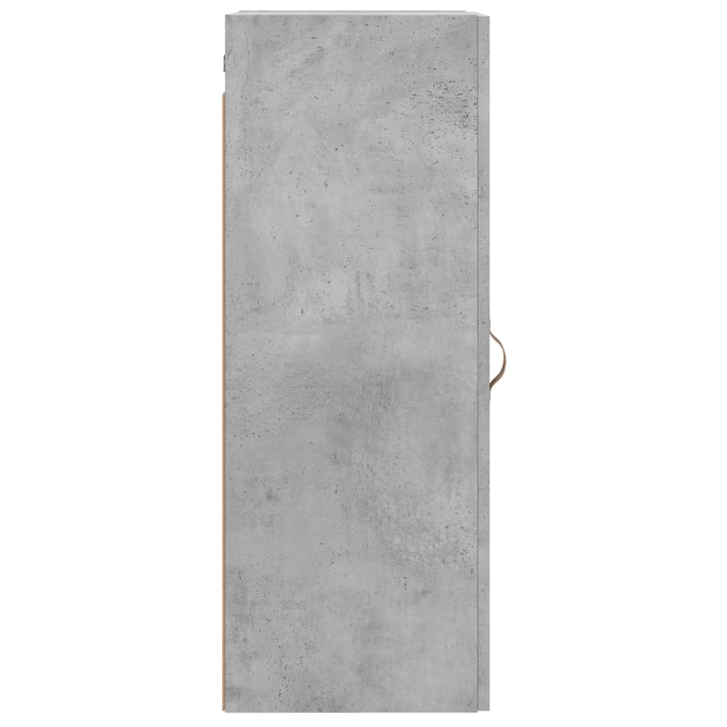 Wall Mounted Cabinet Concrete Grey 34.5x34x90 cm