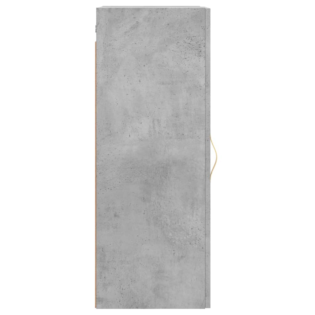 Wall Mounted Cabinet Concrete Grey 34.5x34x90 cm