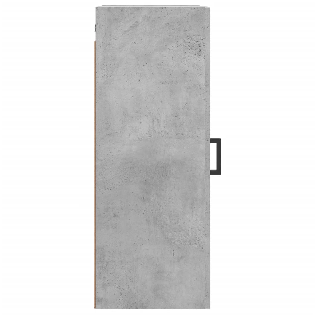 Wall Mounted Cabinet Concrete Grey 34.5x34x90 cm