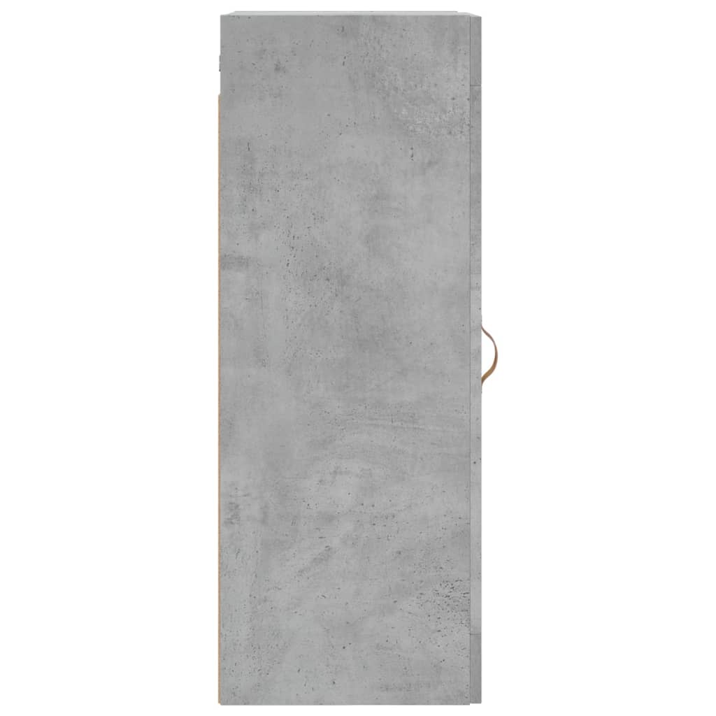 Wall Mounted Cabinet Concrete Grey 34.5x34x90 cm