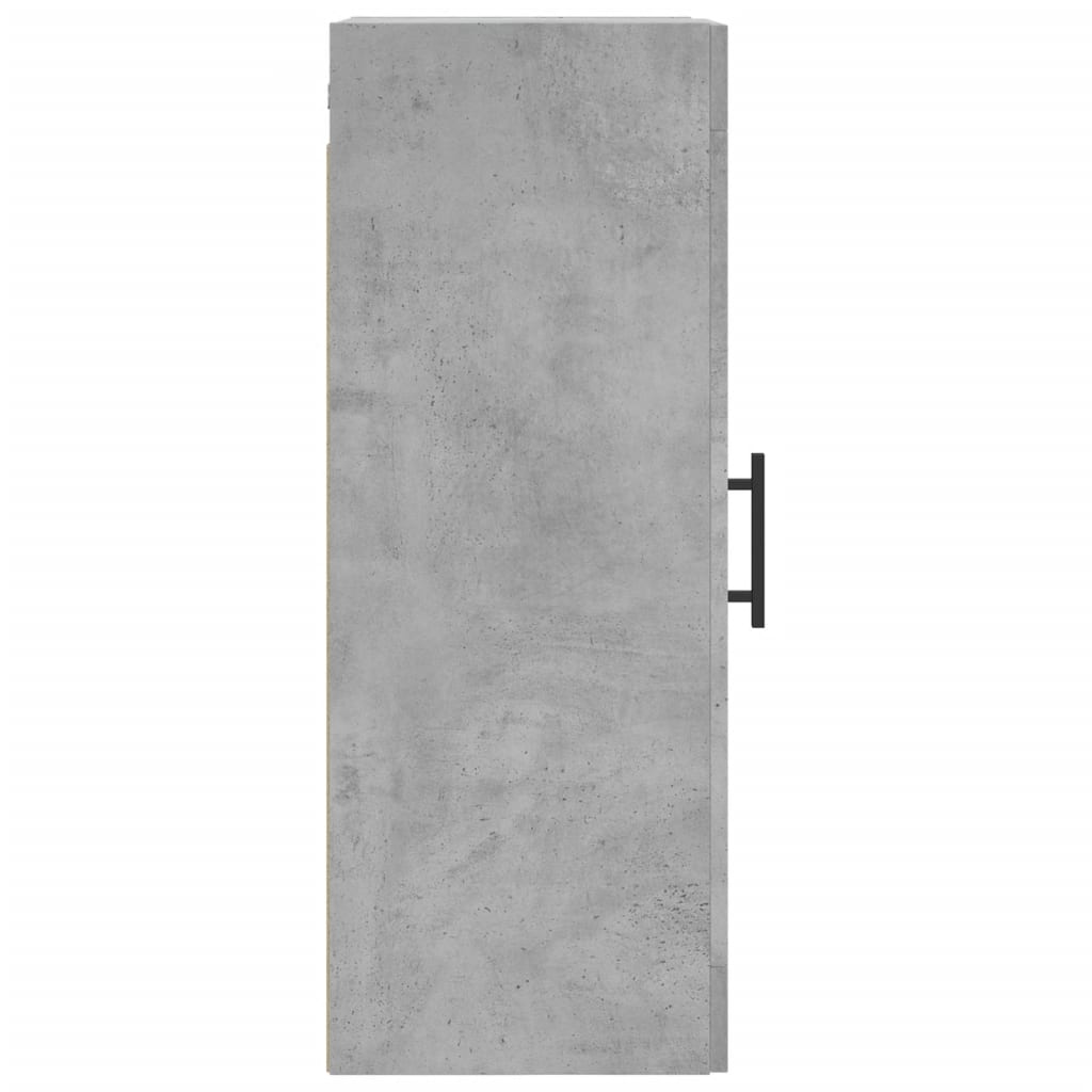 Wall Mounted Cabinet Concrete Grey 34.5x34x90 cm