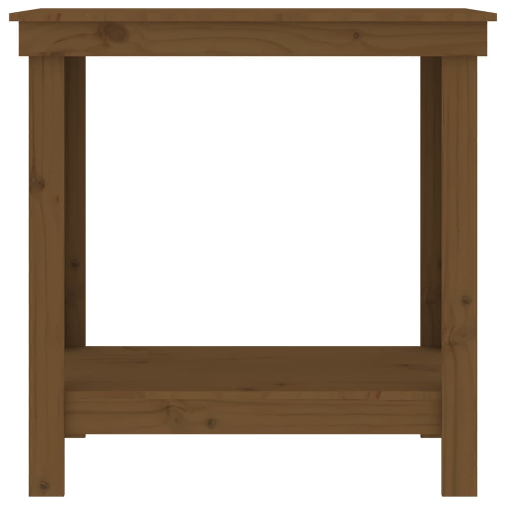 Work Bench Honey Brown 80x50x80 cm Solid Wood Pine