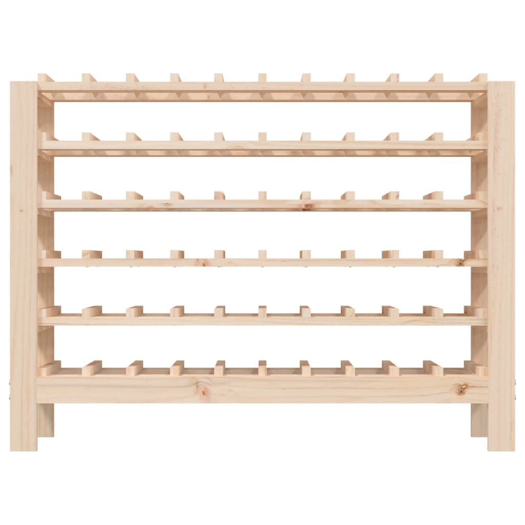 Wine Rack 109.5x30x82 cm Solid Wood Pine