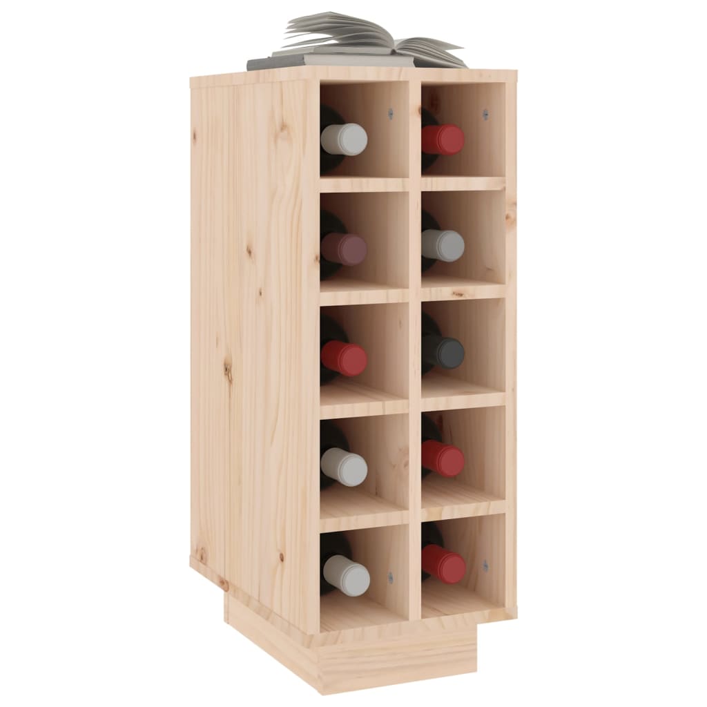 Wine Cabinet 23x34x61 cm Solid Wood Pine