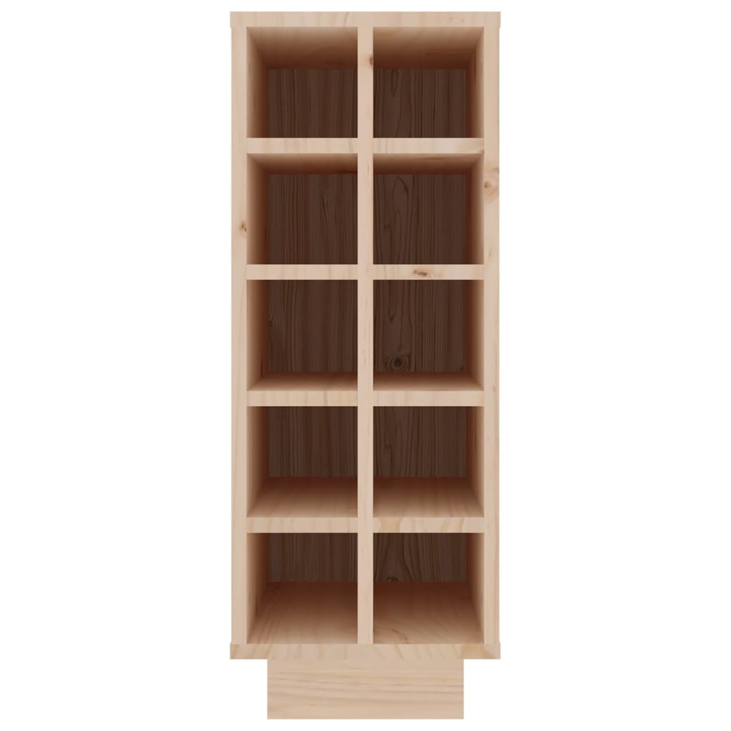 Wine Cabinet 23x34x61 cm Solid Wood Pine