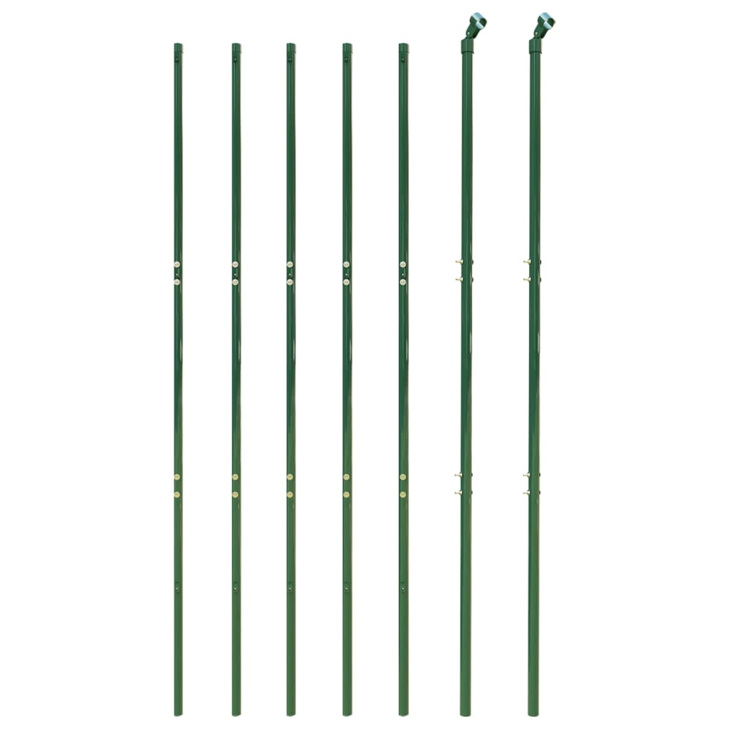 Wire Mesh Fence Green 1.4x10 m Galvanised Steel