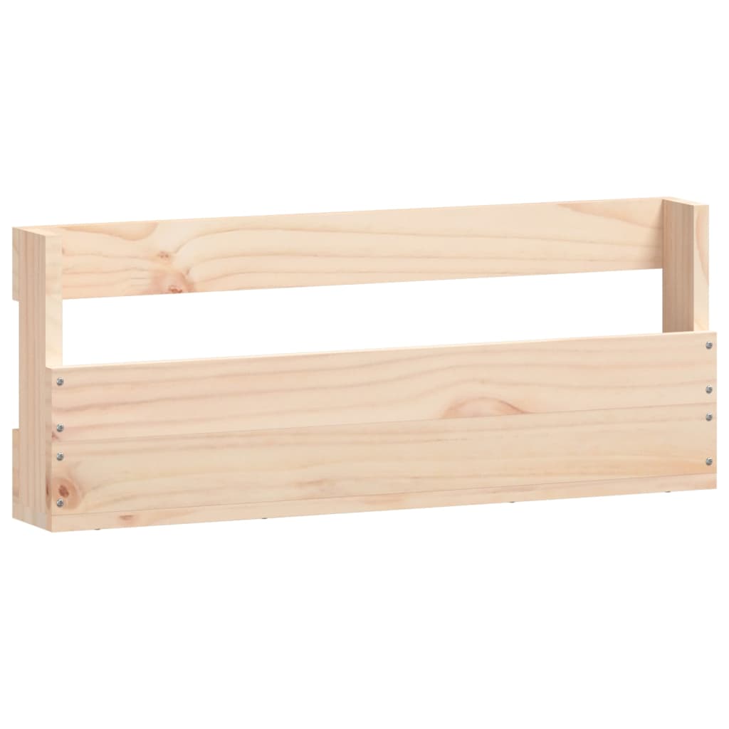 Wall-mounted Shoe Racks 2 pcs 59x9x23 cm Solid Wood Pine