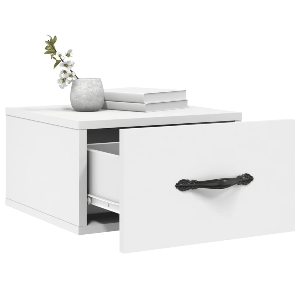 Wall-mounted Bedside Cabinets 2 pcs White 35x35x20 cm