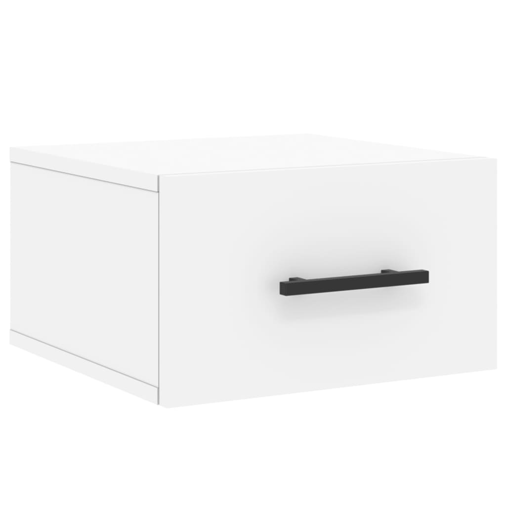 Wall-mounted Bedside Cabinets 2 pcs White 35x35x20 cm