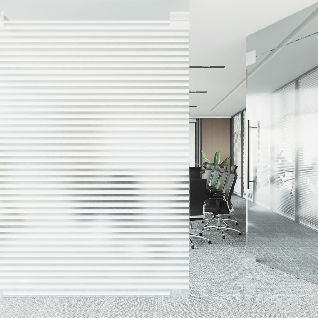 Window Film Frosted Blinds Pattern 60x500 cm PVC