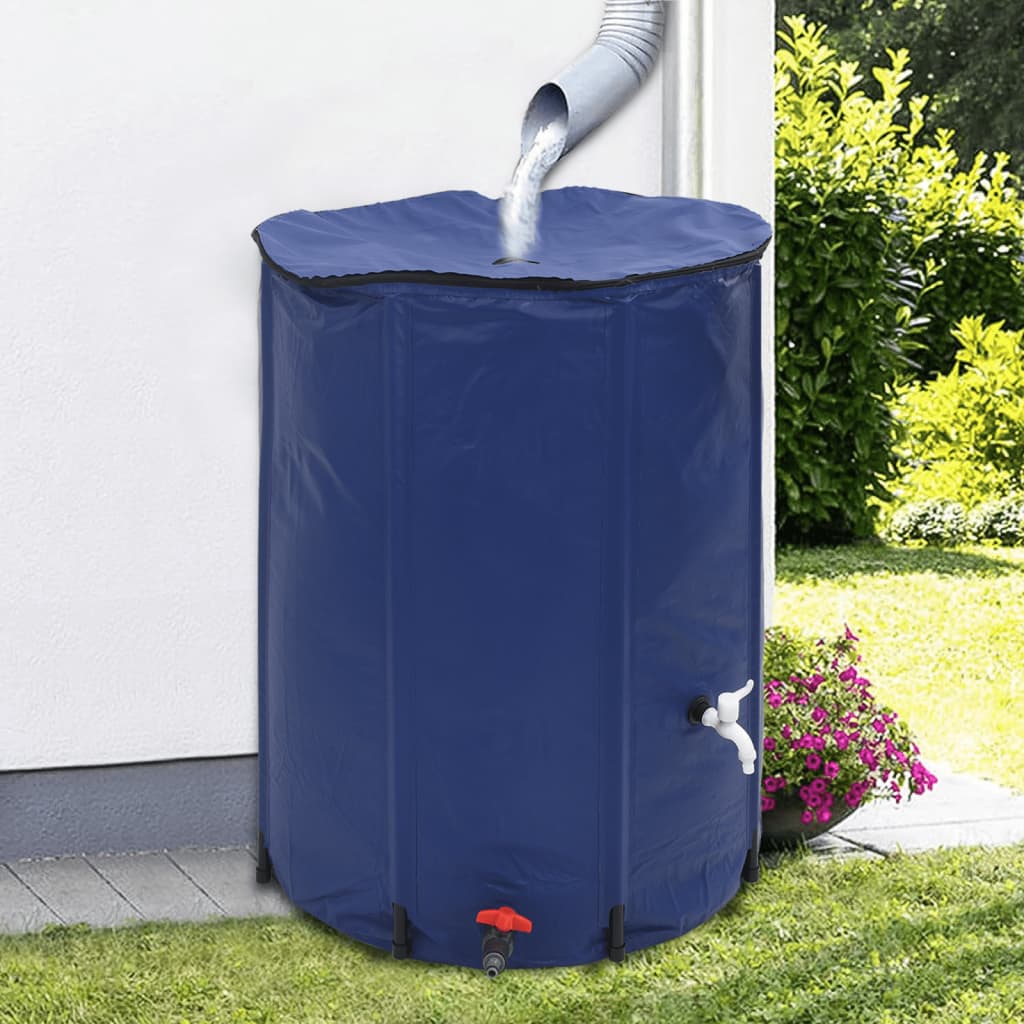 Water Tank with Tap Foldable 750 L PVC