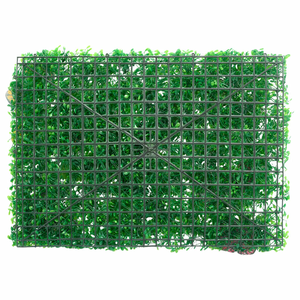  vidaXL Artificial Plant Fence 6 pcs Green 40x60 cm