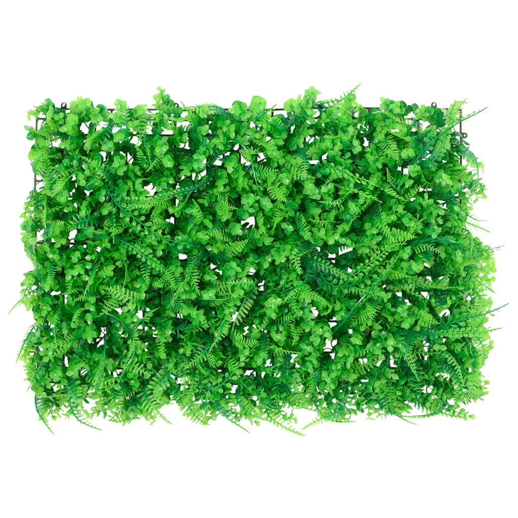  vidaXL Artificial Fern Leaf Fence 6 pcs Green 40x60 cm