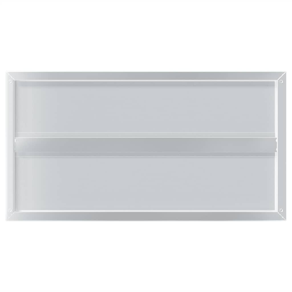 Wall Shelves 2 pcs 75x40x3 cm Silver Stainless Steel