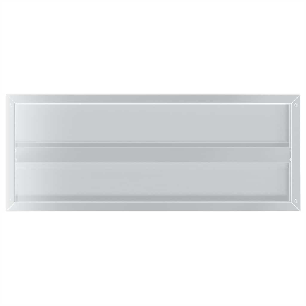 Wall Shelves 2 pcs 75x30x3 cm Silver Stainless Steel