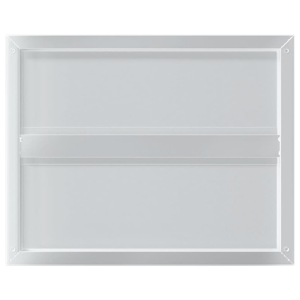 Wall Shelves 2 pcs 50x40x3 cm Silver Stainless Steel