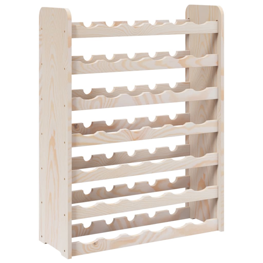 Wine Rack 67.5x25x87 cm Solid Wood Pine