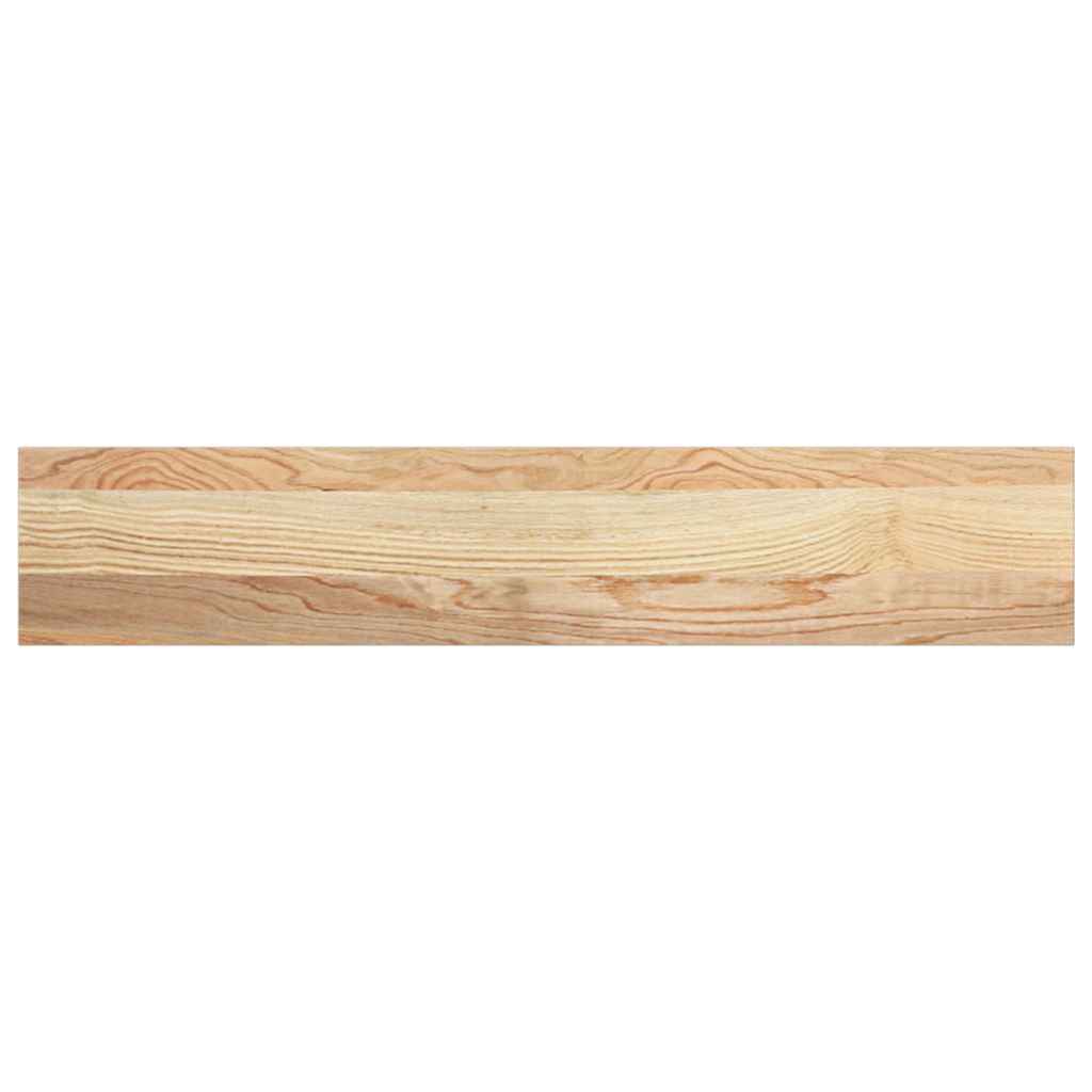 Window Sills 2 pcs Untreated 80x15x2 cm Solid Wood Oak