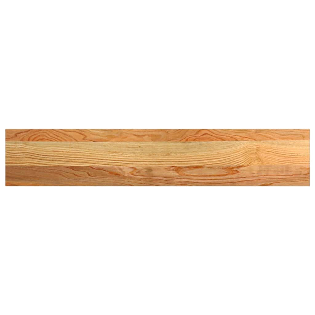 Window Sills 2 pcs Light Brown 80x15x2 cm Solid Wood Oak