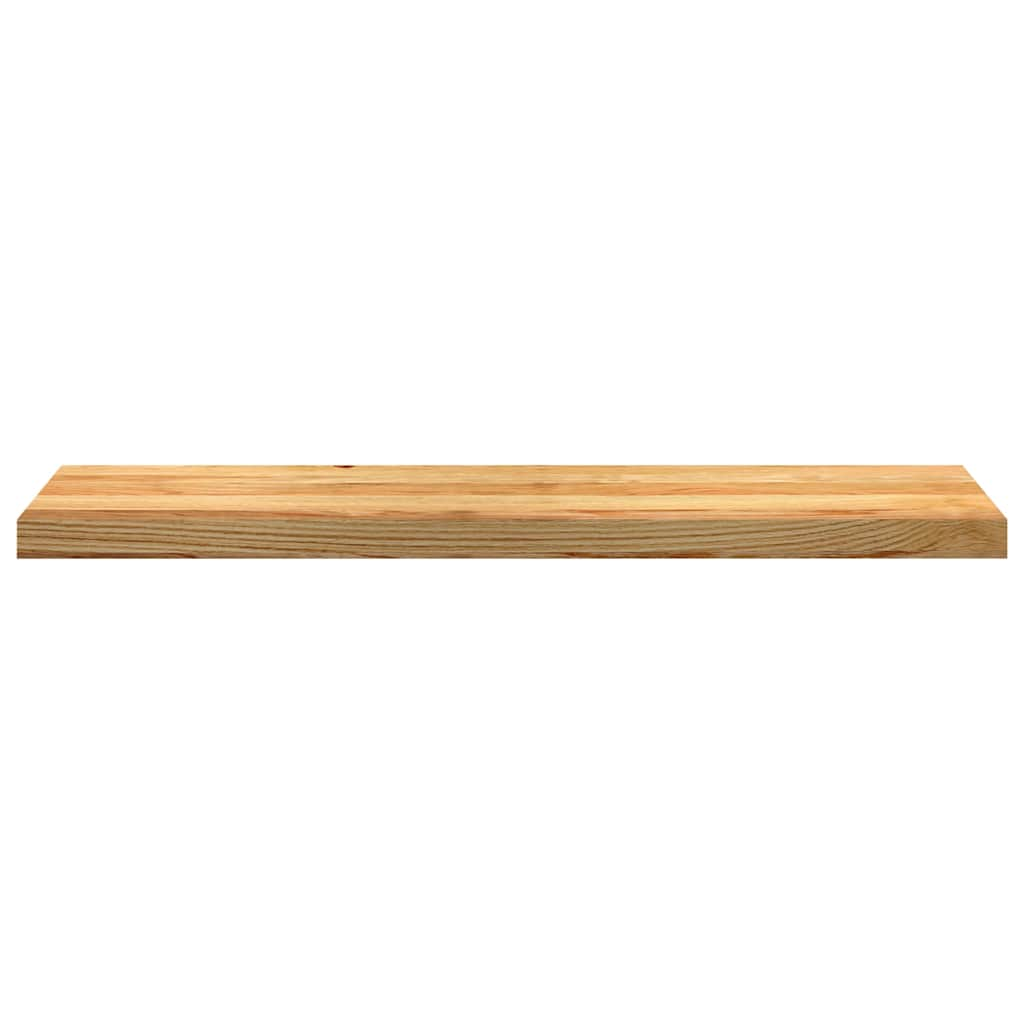 Window Sills 2 pcs Light Brown 100x25x2 cm Solid Wood Oak