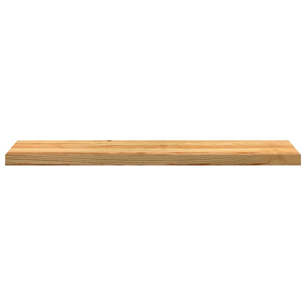 Window Sills 2 pcs Light Brown 110x25x2 cm Solid Wood Oak