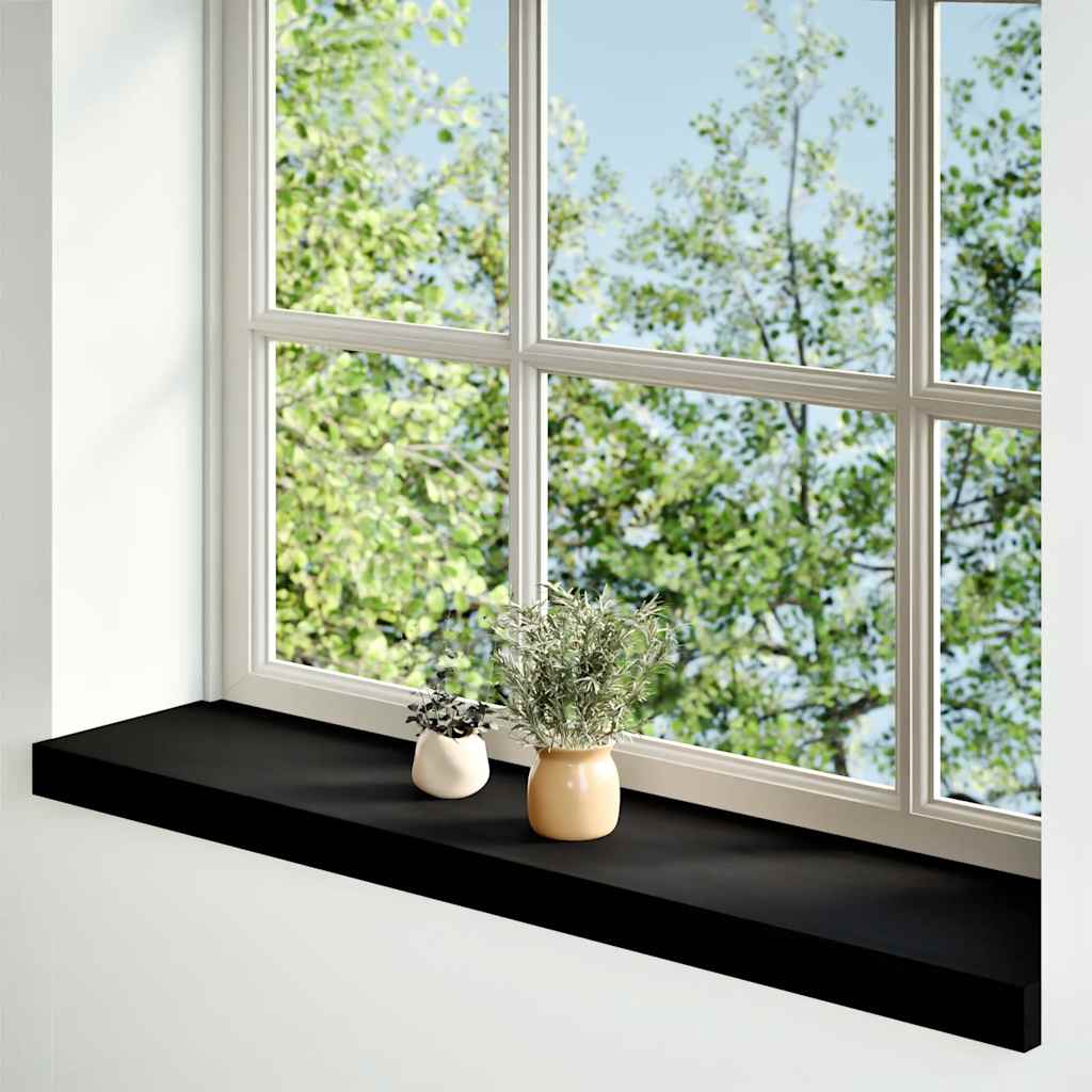 Window Sills 2 pcs Dark Brown 70x20x2 cm Solid Wood Oak