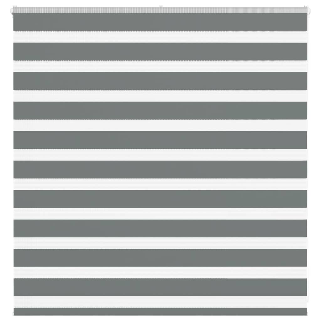 Zebra Blind Dark Grey 150x100 cm Fabric Width 145.9 cm Polyester