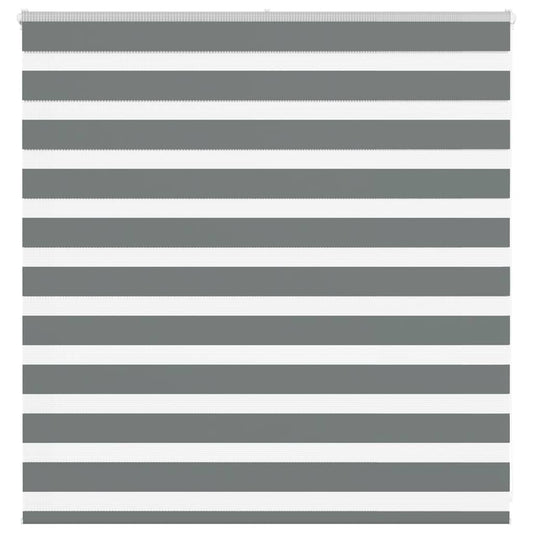 Zebra Blind Dark Grey 150x100 cm Fabric Width 145.9 cm Polyester