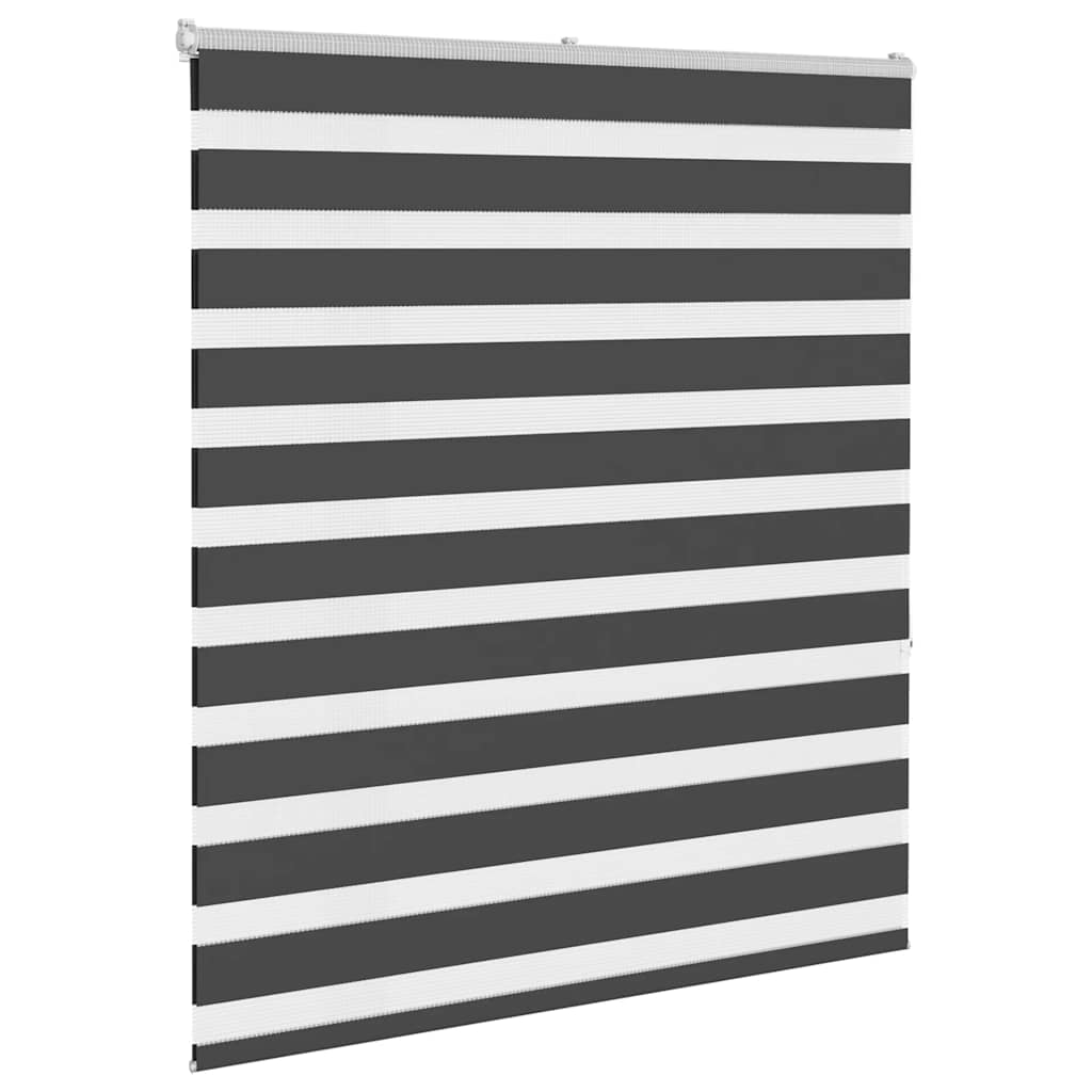 Zebra Blind Black 135x150 cm Fabric Width 130.9 cm Polyester