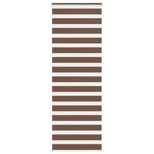 Zebra Blind Brown 80x200 cm Fabric Width 75.9 cm Polyester