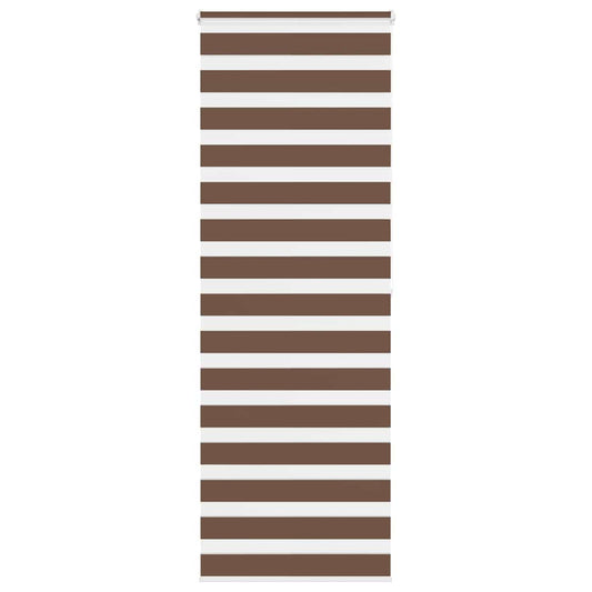 Zebra Blind Brown 85x200 cm Fabric Width 80.9 cm Polyester