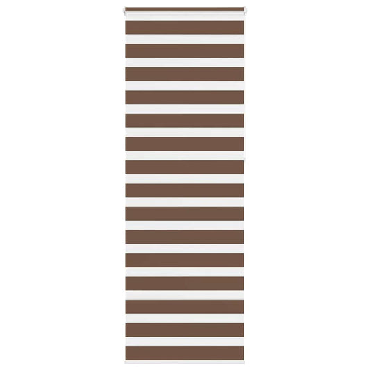 Zebra Blind Brown 75x230 cm Fabric Width 70.9 cm Polyester